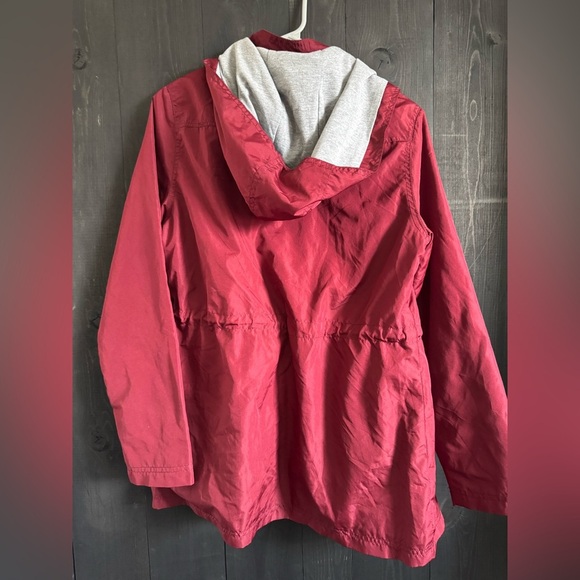 Merona Red Utility Jacket with Elasticized Details - Picture 2 of 3